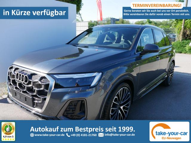 Audi Q7 - S line 50 TDI*4X4*7-SITZE*AHK*PANO*22 ZOLL*LED*KAMERA*LRH*NAVI*LUFTFEDERUNG* Vorlauffahrzeug