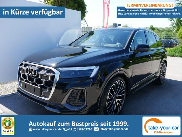 Audi Q7 - S line 50 TDI*4X4*AHK*LED*7-SITZE*22 ZOLL*PANO*KAMERA*LRH*NAVI*LUFTFEDERUNG* Vorlauffahrzeug