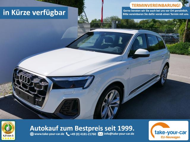 Audi Q7 - S line 45 TDI*4X4*AHK*LED*7-SITZE*20 ZOLL*PANO*KAMERA*NAVI*LUFTFEDRUNG Vorlauffahrzeug