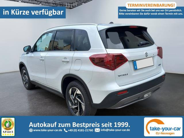 Suzuki Vitara - Comfort+ MHEV Hybrid 4x4 ALLGRIP 1.4 Boosterjet Allrad Teilleder mit Alcantara Navi Klimaautomatik Sitzheizung ACC PDC v+h R&uuml;ckf.Kamera Suzuki-Radio Apple CarPlay Android Auto Touchscreen 2xKeyless 17-LM Vorlauffahrzeug
