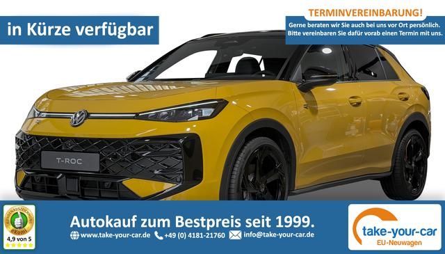Volkswagen T-Roc - R-Line BLACK STYLE+ACC+KAMERA+eHK+SHZ+19"LM+LED PLUS Vorlauffahrzeug