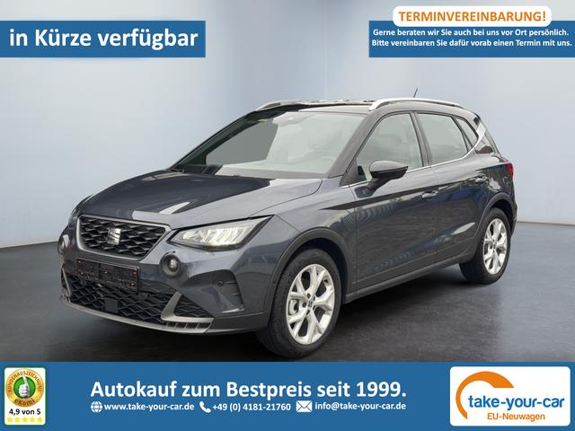 Seat Arona - FR 1.0 TSI DSG ACC 2 x Parksensoren 2ZonenKlimaautomatik Totewinkel Kessy 5J Garantie Alarm Kamera Vorlauffahrzeug