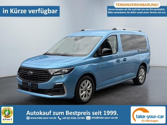 Ford Grand Tourneo - Titanium 2,0 TDCI L2 7 Sitzer 2ZKlima LED Scheinwerfer Anh&auml;ngerkupplung Sitzheizung Einparkhilfe Kamera 17 Zoll Leichtmetall ACC Vorlauffahrzeug