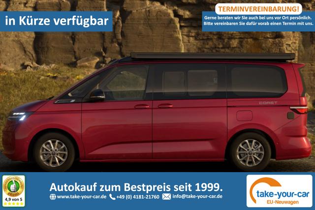 Volkswagen T7 California - Coast StHz NavPro ACC 3ZClima Keyl Vorlauffahrzeug