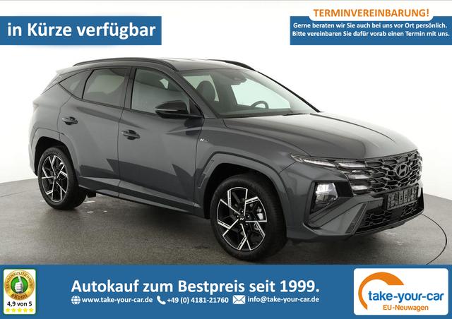 Hyundai TUCSON - N Line Mild-Hybrid 2WD 1.6 T-GDI DCT N-LINE, Facelift, Navi, 19-Zoll, Teilleder Vorlauffahrzeug