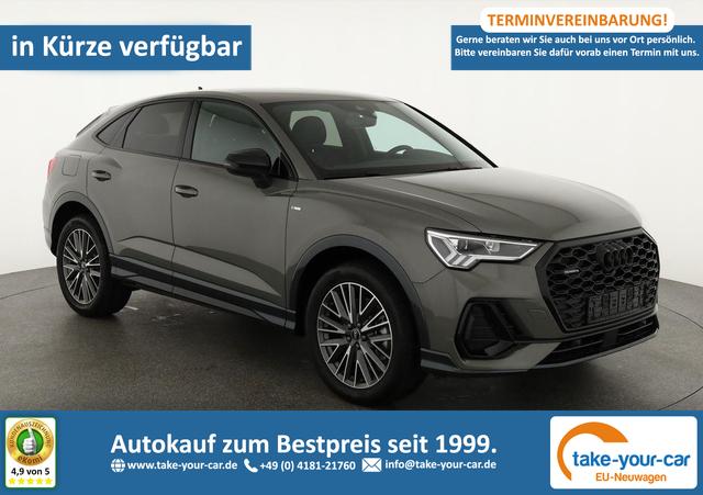 Audi Q3 Sportback - 40 TDI quattro S line qu S-LINE, AHK, 19-Zoll, Optik schwarz, Navi, Kamera, el. Klappe Vorlauffahrzeug