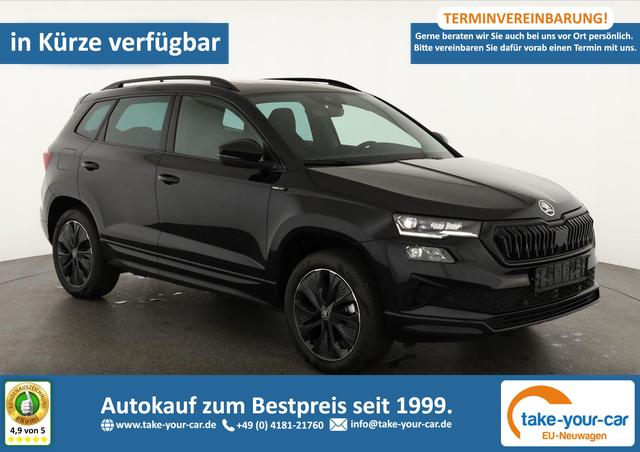 Skoda Karoq - Sportline 4x4 2.0 TDI DSG Sportline, Pano, AHK, Matrix, Navi, 5-J. Garantie Vorlauffahrzeug
