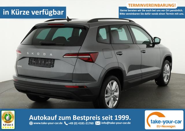 Skoda Karoq - 1.5 TSI DSG 130 Jahre, AHK, el. Klappe, Kamera, Ladeboden, Winter Vorlauffahrzeug
