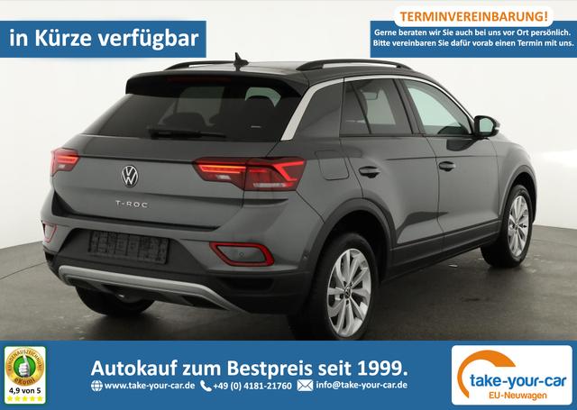 Volkswagen T-Roc - Life 1.5 TSI DSG, LED, Kamera, Parklenk, Winter, 17-Zoll Vorlauffahrzeug