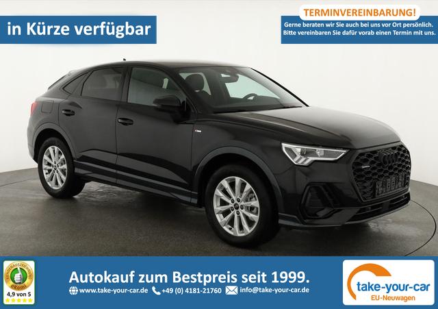 Audi Q3 Sportback - 40 TDI quattro S line qu S-LINE, AHK, Optik schwarz, Navi, Kamera, el. Klappe, 4-J. Garantie Vorlauffahrzeug