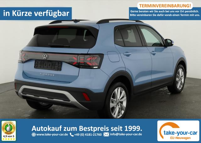Volkswagen T-Cross - 1.0 TSI 85 kW Life DSG Life, IQ.Light, Kamera, ACC, Side, Winter, 17-Zoll Vorlauffahrzeug