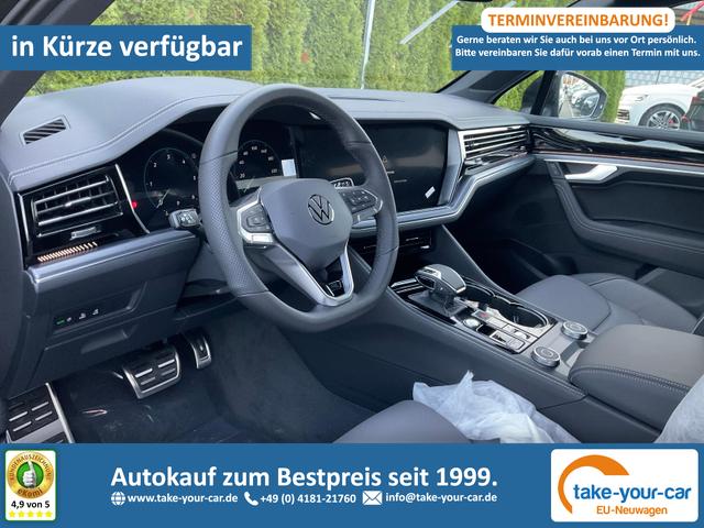 Volkswagen Touareg - 3.0 TDI 210 kW 4Motion R-Line V6 Black, AHK, HuD, Luft, Standheizung Vorlauffahrzeug