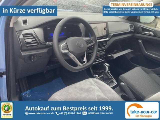 Volkswagen T-Cross - 1.0 TSI 85 kW Life DSG Life, LED, Kamera, ACC, Side, Winter, 17-Zoll, 3-J. Garantie Vorlauffahrzeug