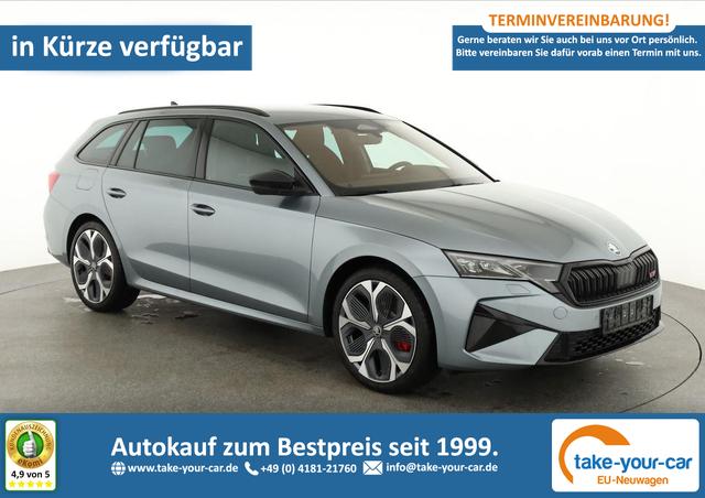 Skoda Octavia Combi - RS 2.0 TSI DSG, Sonderlackierung, AHK, 19 Zoll, Canton, el. Klappe, Navi, Matrix, sofort Vorlauffahrzeug