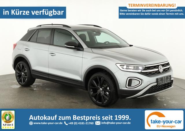 Volkswagen T-Roc - Style 1.5 TSI DSG Black Style, AHK, IQ.Light, 19-Zoll, easyOpen, Navi Vorlauffahrzeug
