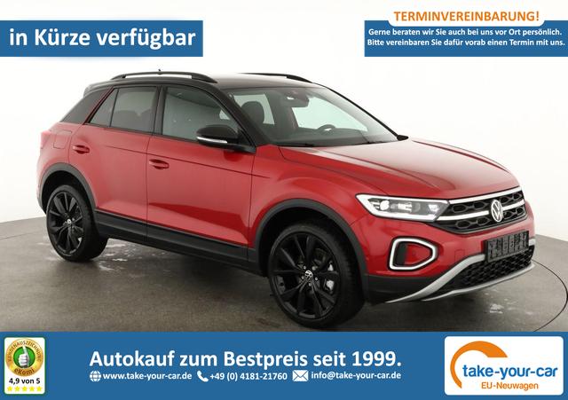 Volkswagen T-Roc - Style 1.5 TSI DSG Black Style, AHK, IQ.Light, 19-Zoll, easyOpen, Navi Vorlauffahrzeug