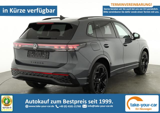 Volkswagen Tiguan - 2.0 TDI 142 kW 4Motion R-Line DSG 4M Black, Leder, Pano, 20-Zoll, IQ.Light, Harman, HuD Vorlauffahrzeug