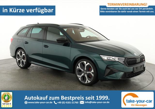 Skoda Octavia Combi - RS 2.0 TSI DSG, Sonderlackierung, AHK, 19 Zoll, Canton, el. Klappe, Navi, Matrix, sofort Vorlauffahrzeug