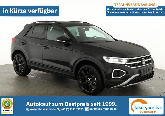 Volkswagen T-Roc - Style 1.5 TSI DSG Black Style, AHK, IQ.Light, 19-Zoll, easyOpen, Navi Vorlauffahrzeug