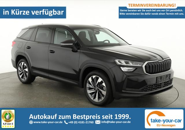 Skoda Kodiaq - 2.0 TDI 142 kW 4x4 Selection DSG Selection, 7-Sitzer, AHK, Navi, Side, Kamera, Winter, 19-Zoll Vorlauffahrzeug