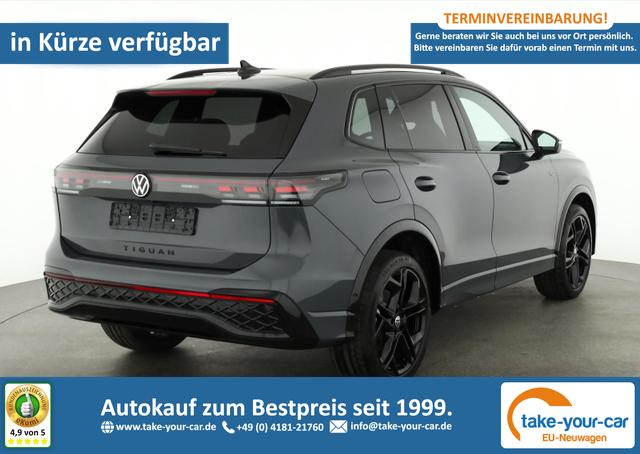 Volkswagen Tiguan - 2.0 TSI 195 kW 4Motion R-Line DSG 4M Black, Pano, AHK, IQ.Light, AreaView, 20-Zoll, Navi Vorlauffahrzeug