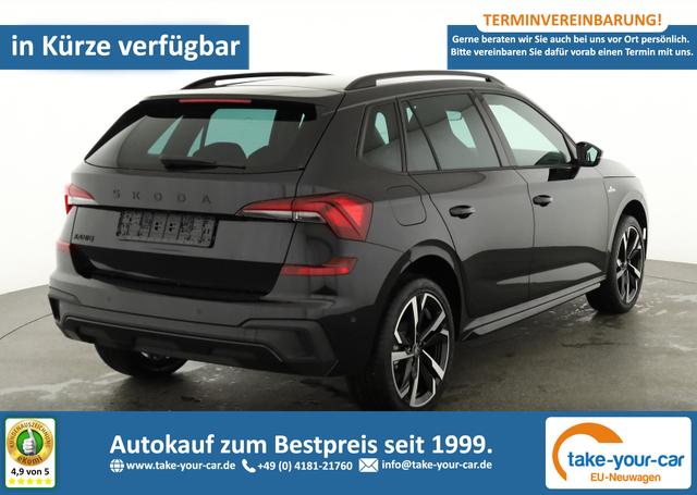 Skoda Kamiq - Monte Carlo 1.5 TSI Carlo, Matrix, AHK, 18-Zoll, Pano, Navi, el. Klappe, 5 J.-Garantie Vorlauffahrzeug