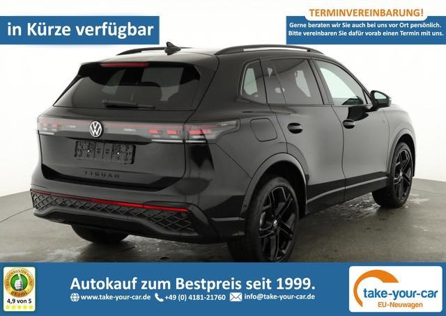 Volkswagen Tiguan - 2.0 TSI 195 kW 4Motion R-Line DSG 4M Black, Pano, AHK, IQ.Light, AreaView, 20-Zoll, Navi Vorlauffahrzeug