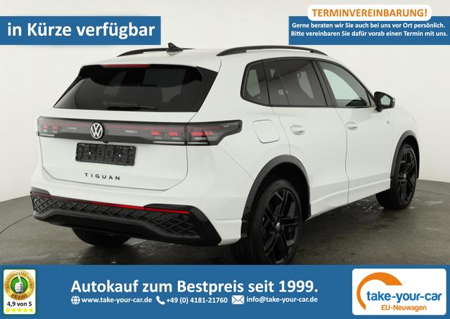 Volkswagen Tiguan - 2.0 TSI 195 kW 4Motion R-Line DSG 4M Black, Pano, AHK, IQ.Light, AreaView, 20-Zoll, Navi Vorlauffahrzeug