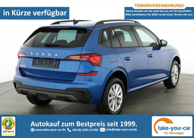 Skoda Kamiq - Selection 1.0 TSI DSG Selection, AHK, Matrix, 16-Zoll, Kamera, Winter, 4-J Garantie Vorlauffahrzeug