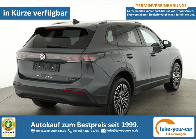 Volkswagen Tiguan - 1.5 TSI eHybrid 150 kW Life DSG Life, IQ.Light, Pano, AHK, EasyOpen, AreaView, Side Vorlauffahrzeug