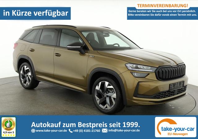 Skoda Kodiaq - 1.5 TSI mHEV 110 kW Sportline DSG Sportline, 7-Sitzer, AHK, Navi, Side, Kamera, Matrix, Winter Vorlauffahrzeug