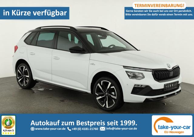 Skoda Kamiq - Monte Carlo 1.5 TSI Carlo, Matrix, AHK, 18-Zoll, Pano, Navi, el. Klappe, 5 J.-Garantie Vorlauffahrzeug