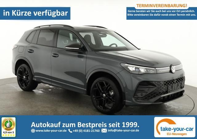 Volkswagen Tiguan - 2.0 TSI 195 kW 4Motion R-Line DSG 4M Black, Pano, AHK, IQ.Light, AreaView, 20-Zoll, Navi Vorlauffahrzeug