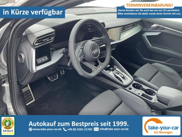 Audi A3 Sportback - TFSI 110 kW S line 35 S-Tronic S-LINE, Teilleder, Kamera, ACC, Sitzheizung, 4-J Garantie Vorlauffahrzeug
