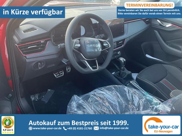 Skoda Kamiq - Monte Carlo 1.0 TSI DSG Carlo, Matrix, AHK, 18-Zoll, Pano, Navi, el.Klappe, 5 J.-Garantie Vorlauffahrzeug
