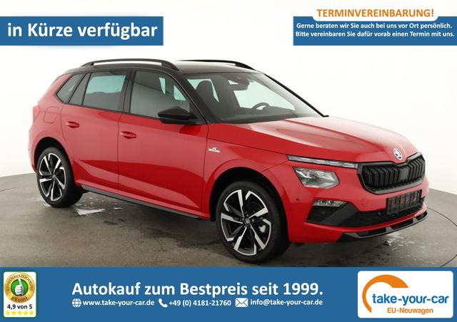 Skoda Kamiq - Monte Carlo 1.0 TSI DSG Carlo, Matrix, AHK, 18-Zoll, Pano, Navi, el.Klappe, 5 J.-Garantie Vorlauffahrzeug