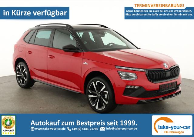 Skoda Kamiq - Monte Carlo 1.5 TSI Carlo, Matrix, AHK, 18-Zoll, Pano, Navi, el. Klappe, 5 J.-Garantie Vorlauffahrzeug