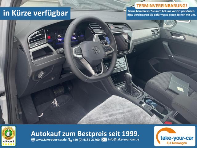 Volkswagen Touran - Comfortline BMT/Start-Stopp 1.5 TSI DSG Comfortline, 7-Sitzer, AHK, Navi, Kamera, Side, Winter, 3 J.-Garantie Vorlauffahrzeug