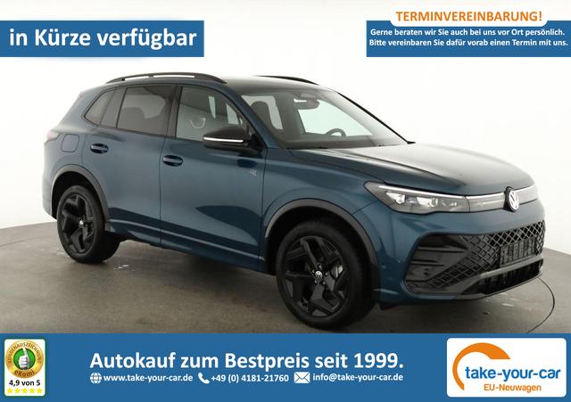 Volkswagen Tiguan - 2.0 TDI 142 kW 4Motion R-Line DSG 4M Black Style, AHK. Navi, AreaView, Side, Winter, el. Klappe Vorlauffahrzeug