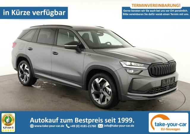 Skoda Kodiaq - 2.0 TDI 110 kW Sportline DSG Sportline, AHK, Navi, Matrix, Kamera, Side, Winter Vorlauffahrzeug