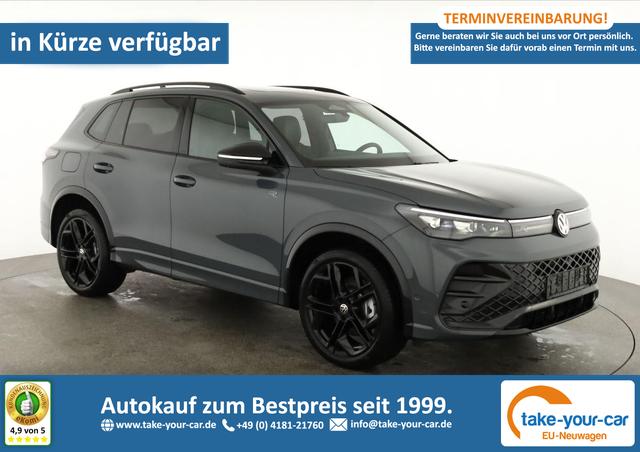 Volkswagen Tiguan - 1.5 TSI eHybrid 200 kW R-Line Black, Pano, 20-Zoll, AHK, AreaView, Leder Varenna Vorlauffahrzeug