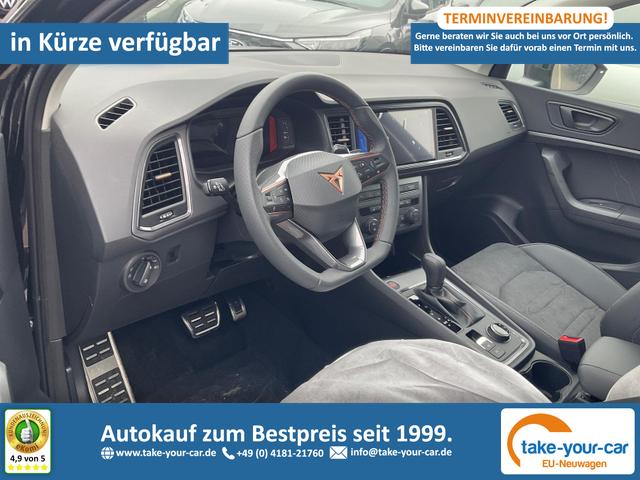 Cupra Ateca - Basis 4Drive 2.0 TSI DSG 4Drive, AHK, Navi, el. Klappe, Parklenk, Side, 5 J.-Garantie Vorlauffahrzeug