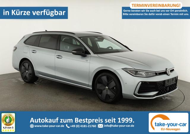 Volkswagen Passat Variant - 2.0 TDI 142 kW 4Motion R-Line DSG 4M Black, AHK, IQ.Light, HUD, 19-Zoll, AreaView, Navi, Side Vorlauffahrzeug
