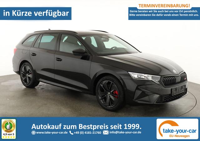 Skoda Octavia Combi - 2.0 TSI 195 kW RS DSG, AHK, Navi, Matrix, Side, Winter, 5 J.-Garantie Vorlauffahrzeug