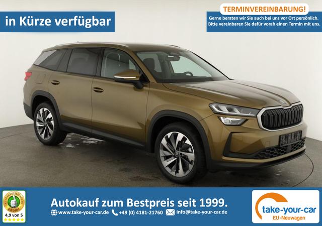 Skoda Kodiaq - 2.0 TDI 142 kW 4x4 Selection DSG Selection, 7-Sitzer, AHK, Navi, Side, Kamera, Winter, 19-Zoll Vorlauffahrzeug