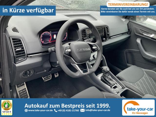 Skoda Karoq - Sportline 1.5 TSI DSG Sportline, AHK, Navi, CANTON, Matrix, Kamera, el. Klappe, 5-J. Garantie Vorlauffahrzeug