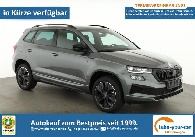 Skoda Karoq - Sportline 1.5 TSI DSG Sportline, AHK, Navi, CANTON, Matrix, Kamera, el. Klappe, 5-J. Garantie Vorlauffahrzeug