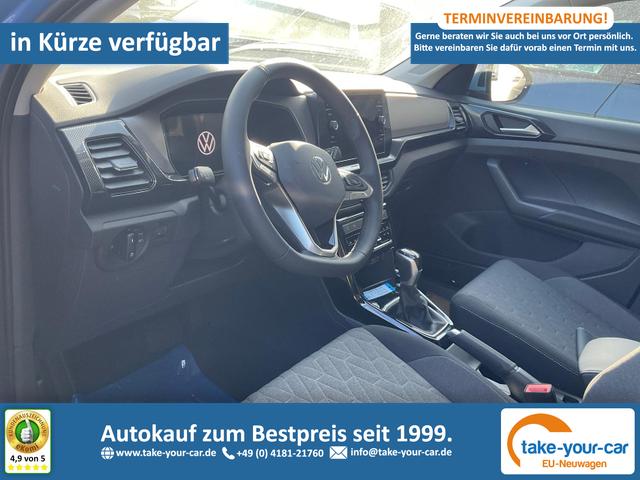 Volkswagen T-Cross - 1.5 TSI 110 kW Life DSG Life, AHK, LED, Kamera, Side, ACC, Winter, sofort Vorlauffahrzeug