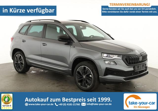 Skoda Karoq - Sportline 4x4 2.0 TDI DSG Sportline, AHK, Navi, Matrix, AreaView, Side, Kamera, el. Klappe, FS-beheizbar, Winter Vorlauffahrzeug