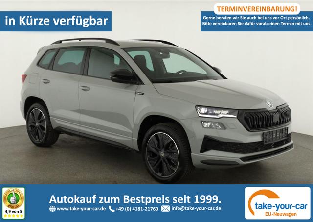 Skoda Karoq - Sportline 4x4 2.0 TDI DSG Sportline, Pano, AHK, Navi, Matrix, AreaView, Side, Kamera, el. Klappe, FS-beheizbar, Winter Vorlauffahrzeug